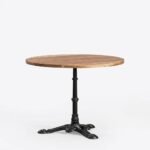 Washington Wood Bar Table With with iron