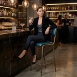 Amarillo Dine Bar Stool with iron legs - Image 2