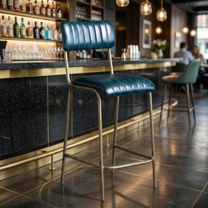 Amarillo Dine Bar Stool with iron legs