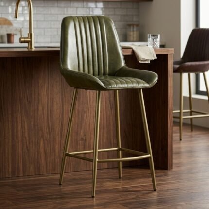 Detroit Bar Chair with metal legs