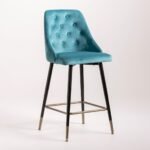 Fresno Velvet Bar Stool