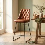 Kansas High Bar Chair metal legs
