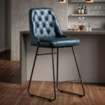 Memphis Diner Bar Stool with metal legs - Image 5