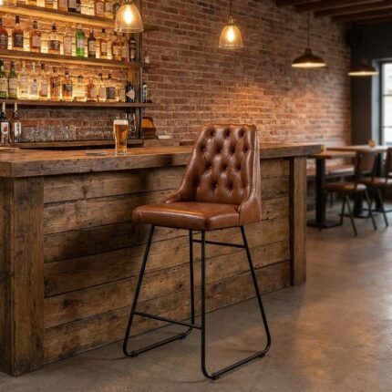 Mesa Bar Stool leather