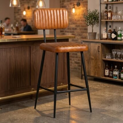 Orlando Bar Stool with Metal Legs – Modern Style Meets Durability