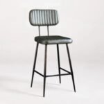 Salt Lake Bar Stool metal legs - Image 7