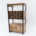 Austin Wooden Bar Cabinet (Solid Wood ) - Image 5
