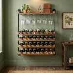 Dallas Wood Wall Wine Rack (Solid Wood )