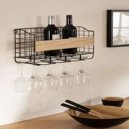 Diego Wall Rack for 4 Bottles