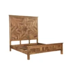 PRITI Solid Wood Platform Bed