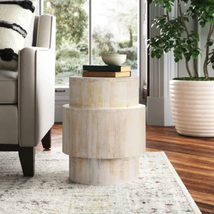 PRITI Solid Wood End Table