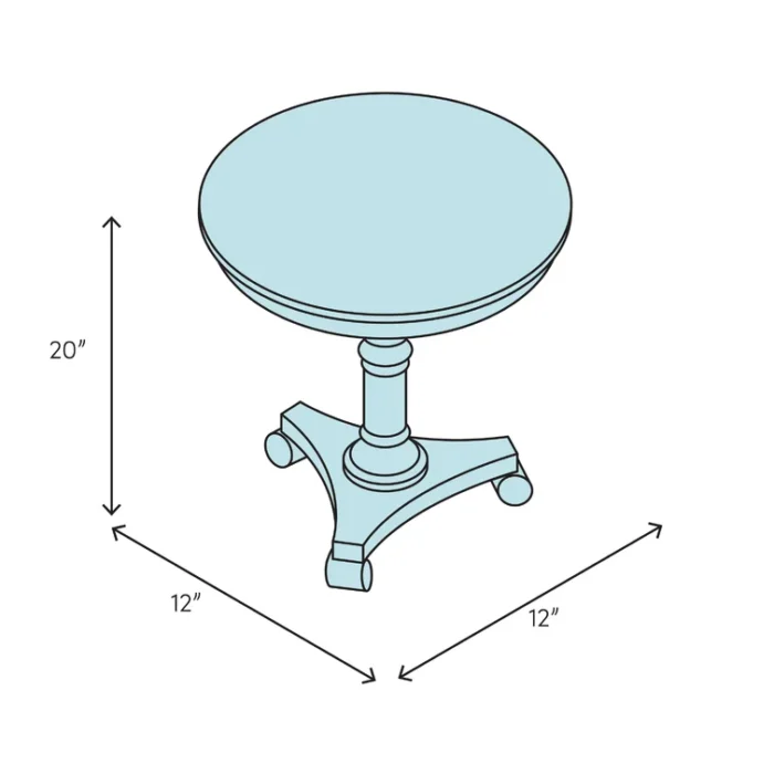 PRITI Marble End Table