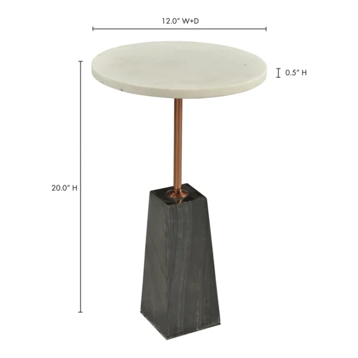 PRITI Marble End Table