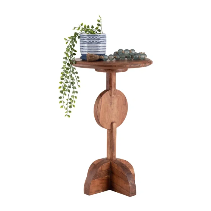 PRITI Solid Wood End Table