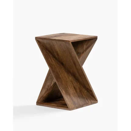 PRITI Solid Wood End Table