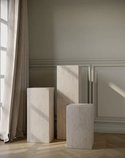 PRITI Travertine Plinth