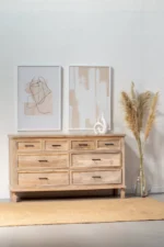 PRITI 8-Drawer Wooden Dresser