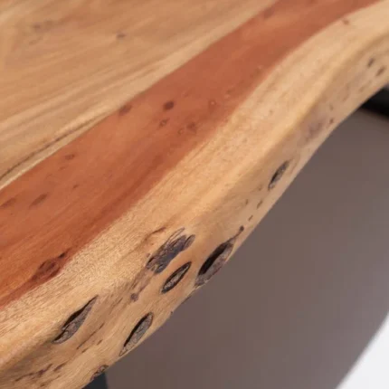 PRITI Dining Table With Metal Legs