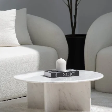 PRITI Marble Coffee Table (3 Sizes)