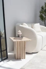 PRITI Travertine Side Table (3 Sizes)