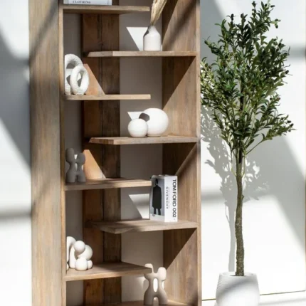 PRITI Wooden Display Shelves Unit