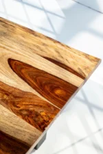 PRITI Rose Wood Top Dining Table