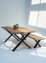 PRITI Dining Table with 4CM Top Thickness