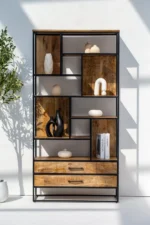 PRITI Shelf Unit with Two Drawers