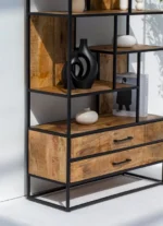 PRITI Shelf Unit with Two Drawers