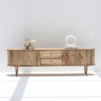 PRITI Wooden Media Console (2 Sizes)