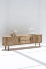 PRITI Wooden Media Console (2 Sizes)