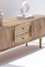 PRITI Wooden Media Console (2 Sizes)