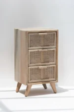 PRITI Chest of Rattan Drawers