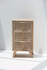 PRITI Chest of Rattan Drawers