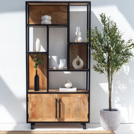 PRITI Industrial Display Cabinet with Shelves