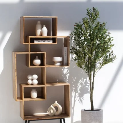 PRITI Cubes Wooden Bookcase