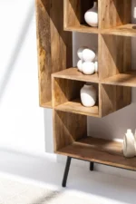 PRITI Cubes Wooden Bookcase