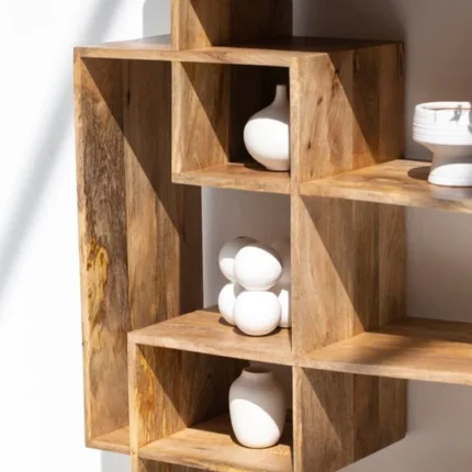 PRITI Cubes Wooden Bookcase