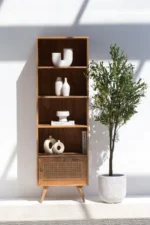 PRITI Rattan Bookcase/Shelves