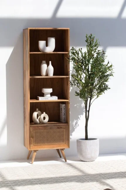 PRITI Rattan Bookcase/Shelves