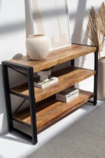 PRITI Three Shelves Industrial Console