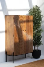 PRITI Wooden Storage Cabinet