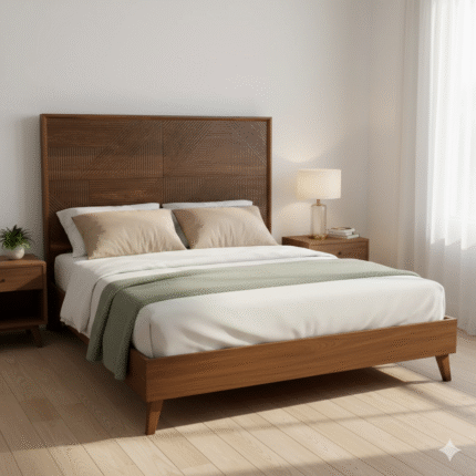 PRITI Sisam Wood King Bed