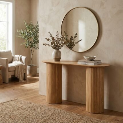 PRITI Wooden Console Table (Mango Wood)