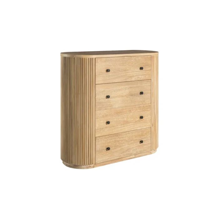 PRITI Modern Natural Chest of Drawers