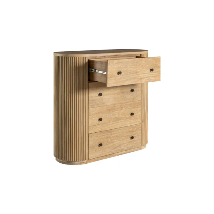 PRITI Modern Natural Chest of Drawers