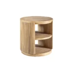 PRITI Modern Natural End Table