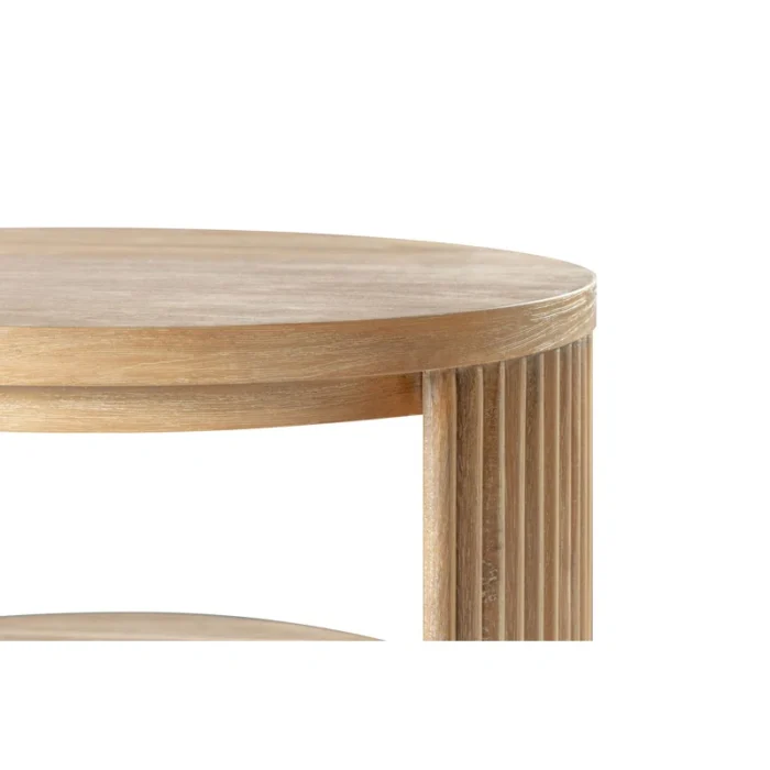 PRITI Modern Natural End Table