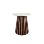 PRITI Marble Top End Table