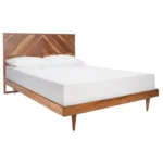 PRITI Solid Wood Platform Bed